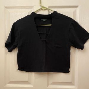 Black Wild Fable Crop Top